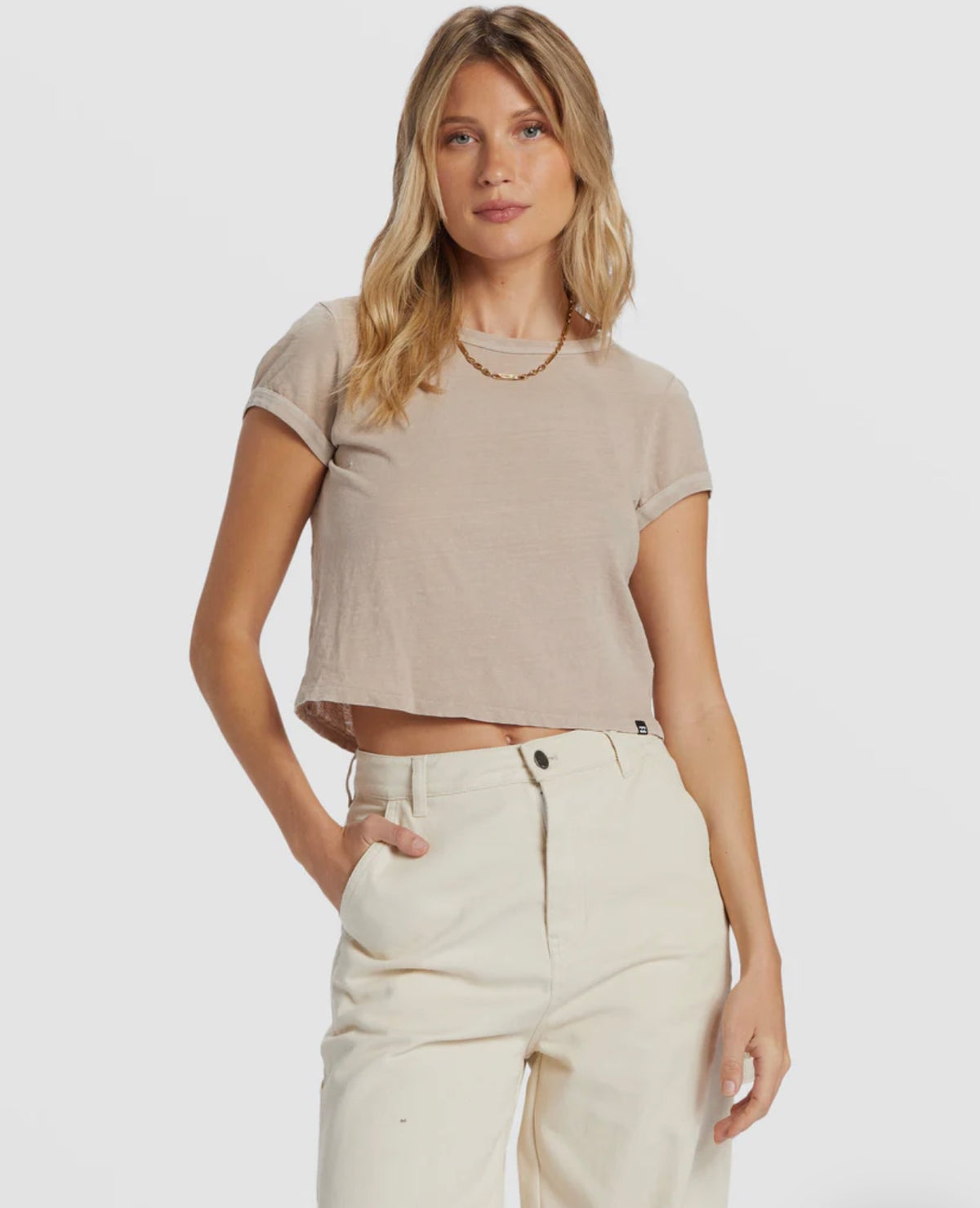 Daily Tee Knit - Cobblestone