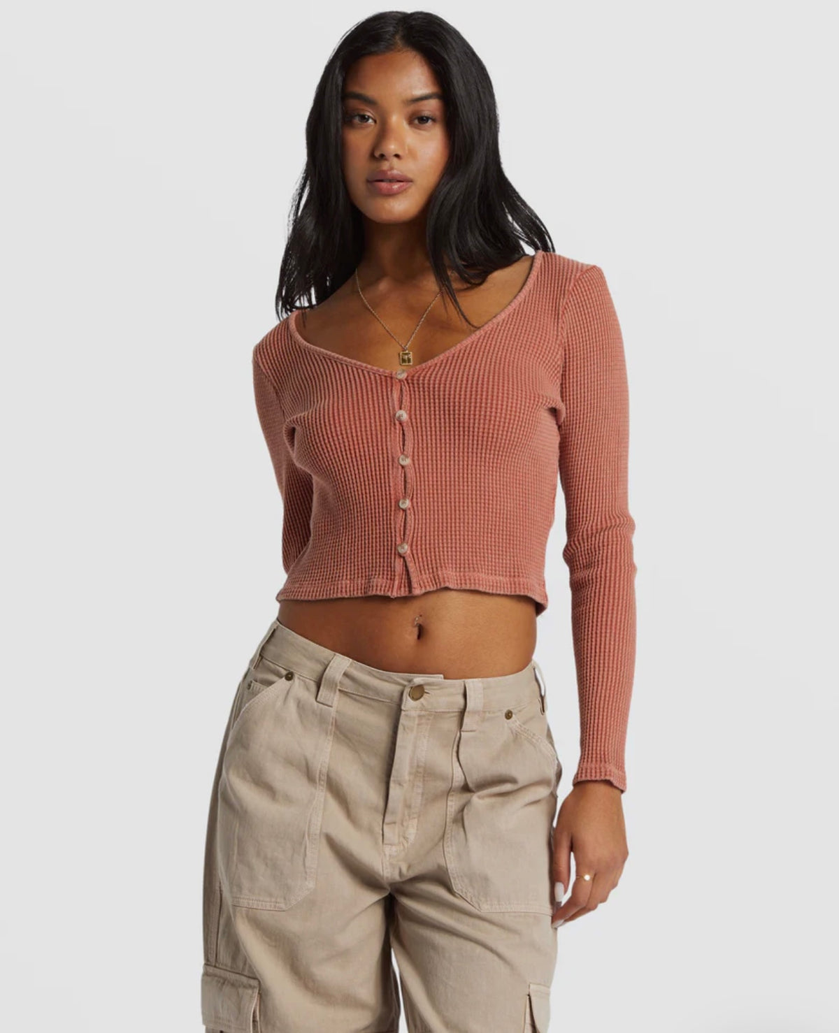 Billabong Paxton Thermal Cropped Top