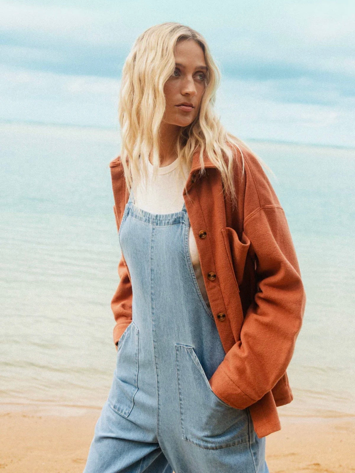 Pacific Time Denim Overall