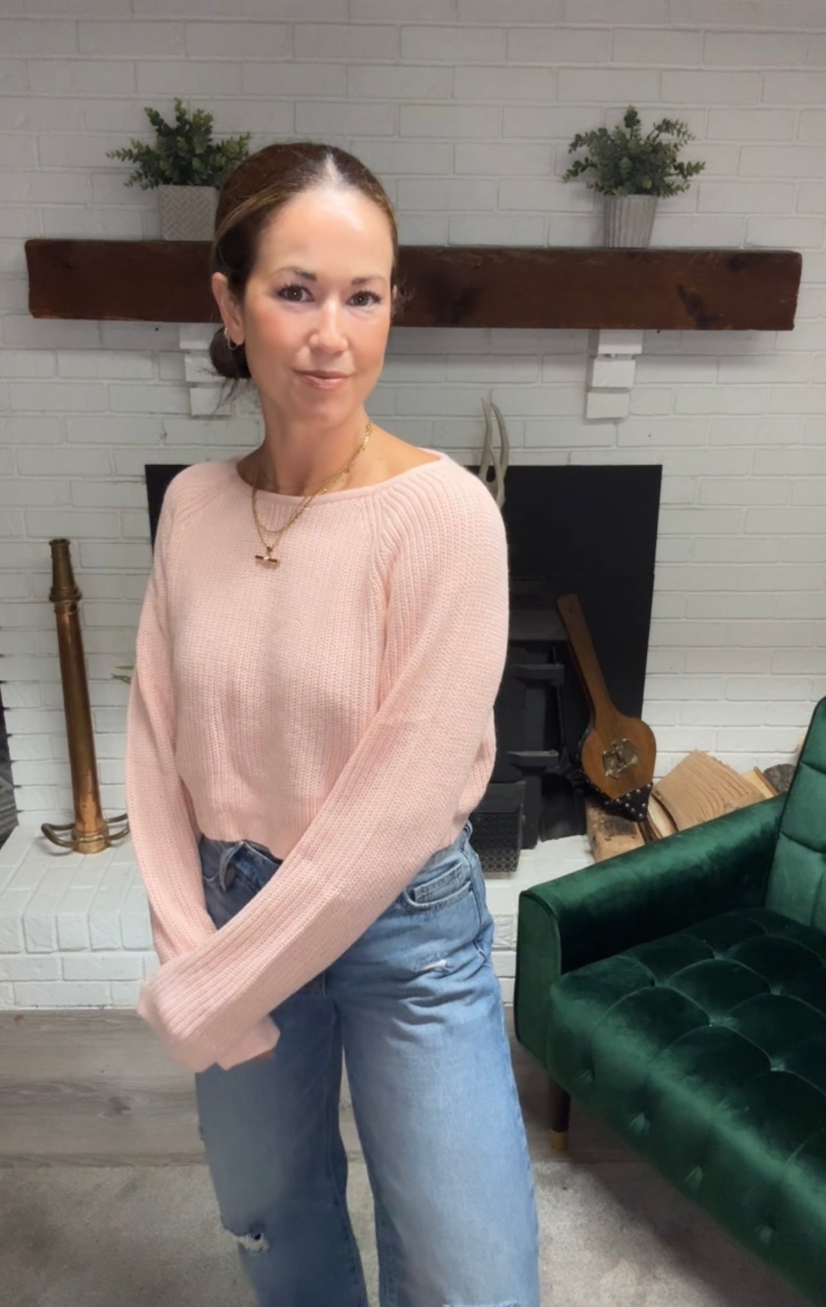 Billabong Pink Sun Out Sweater