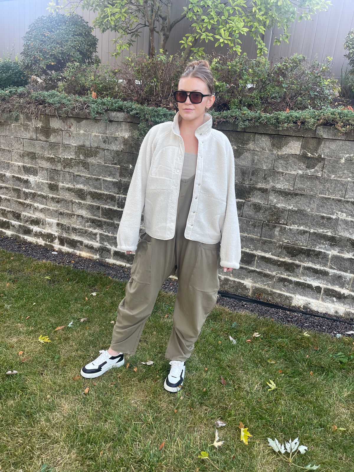 Olive Loose Fit Onesie