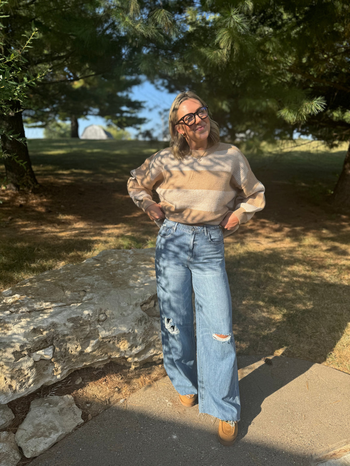 Nori High Rise Oversized Wide Leg
