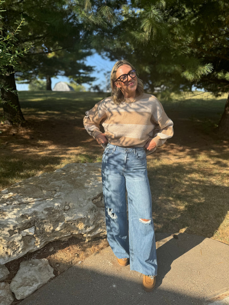 Nori High Rise Oversized Wide Leg