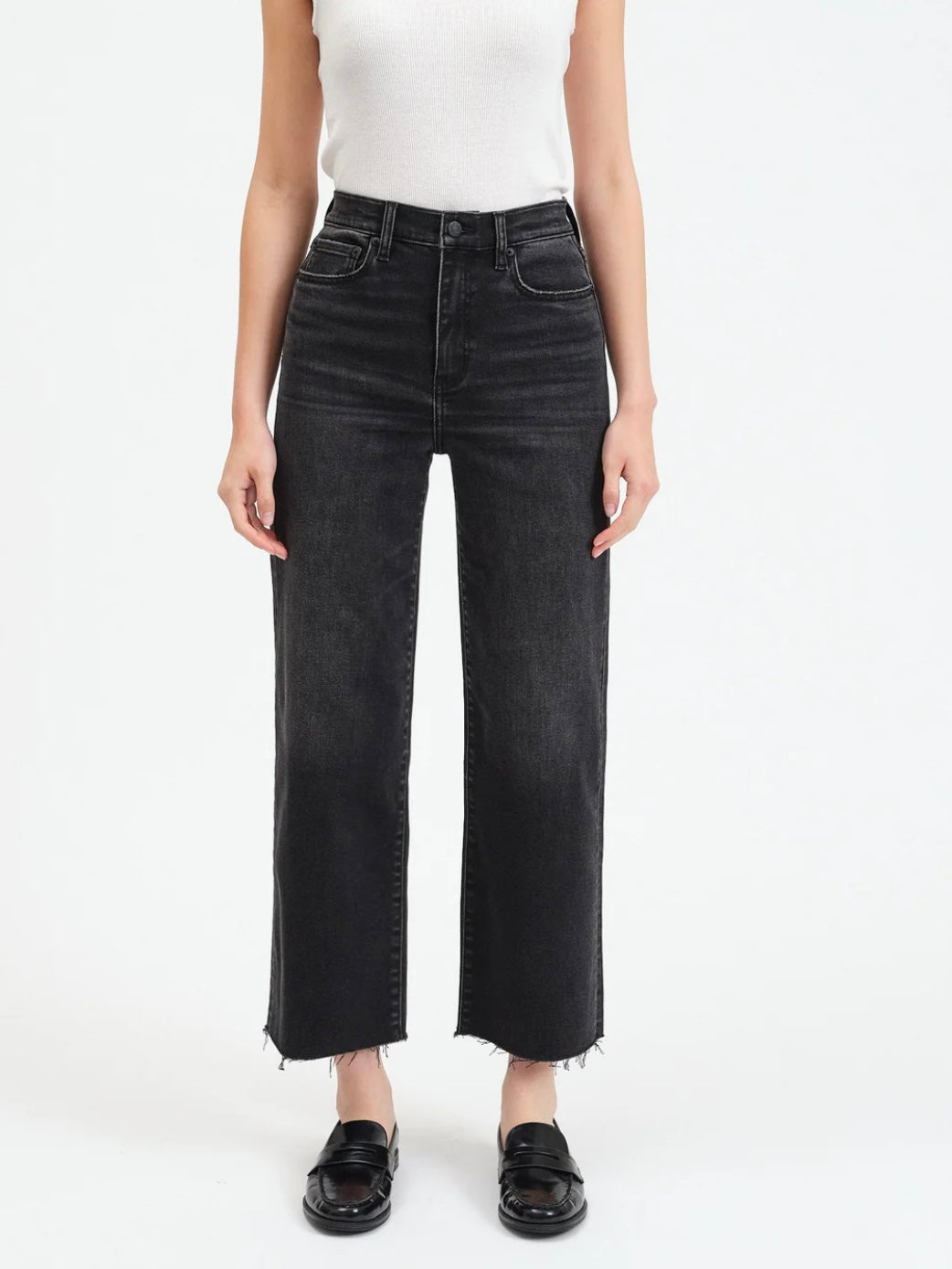 Pleaser High Rise Wide Ankle Jean