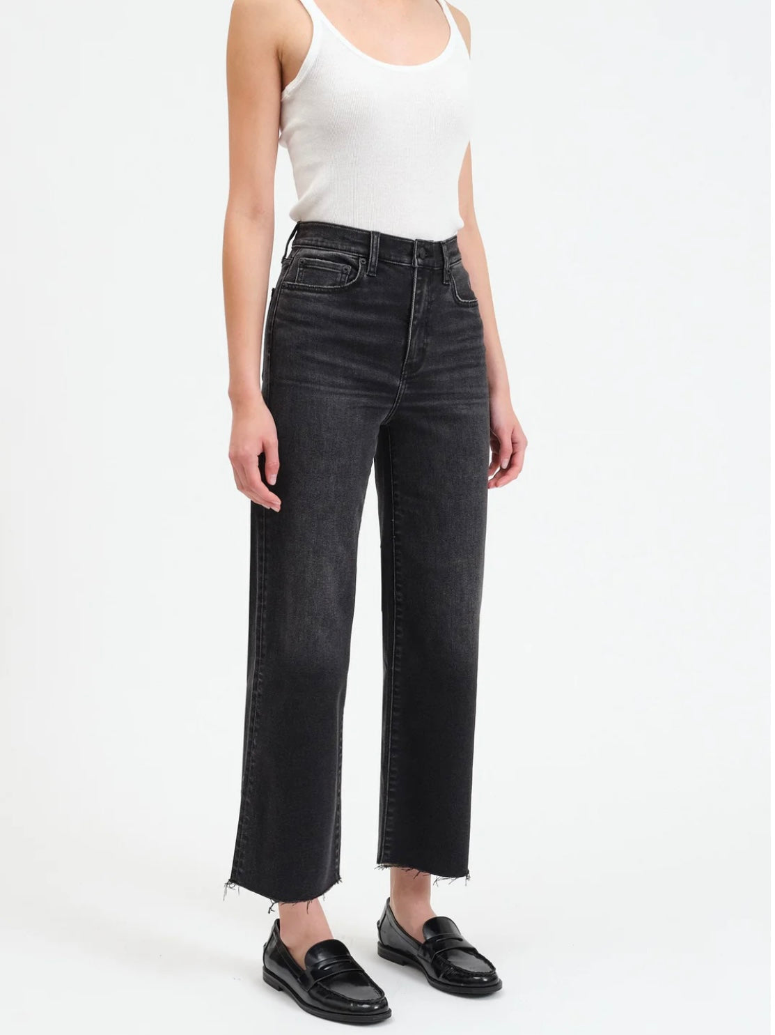 Pleaser High Rise Wide Ankle Jean