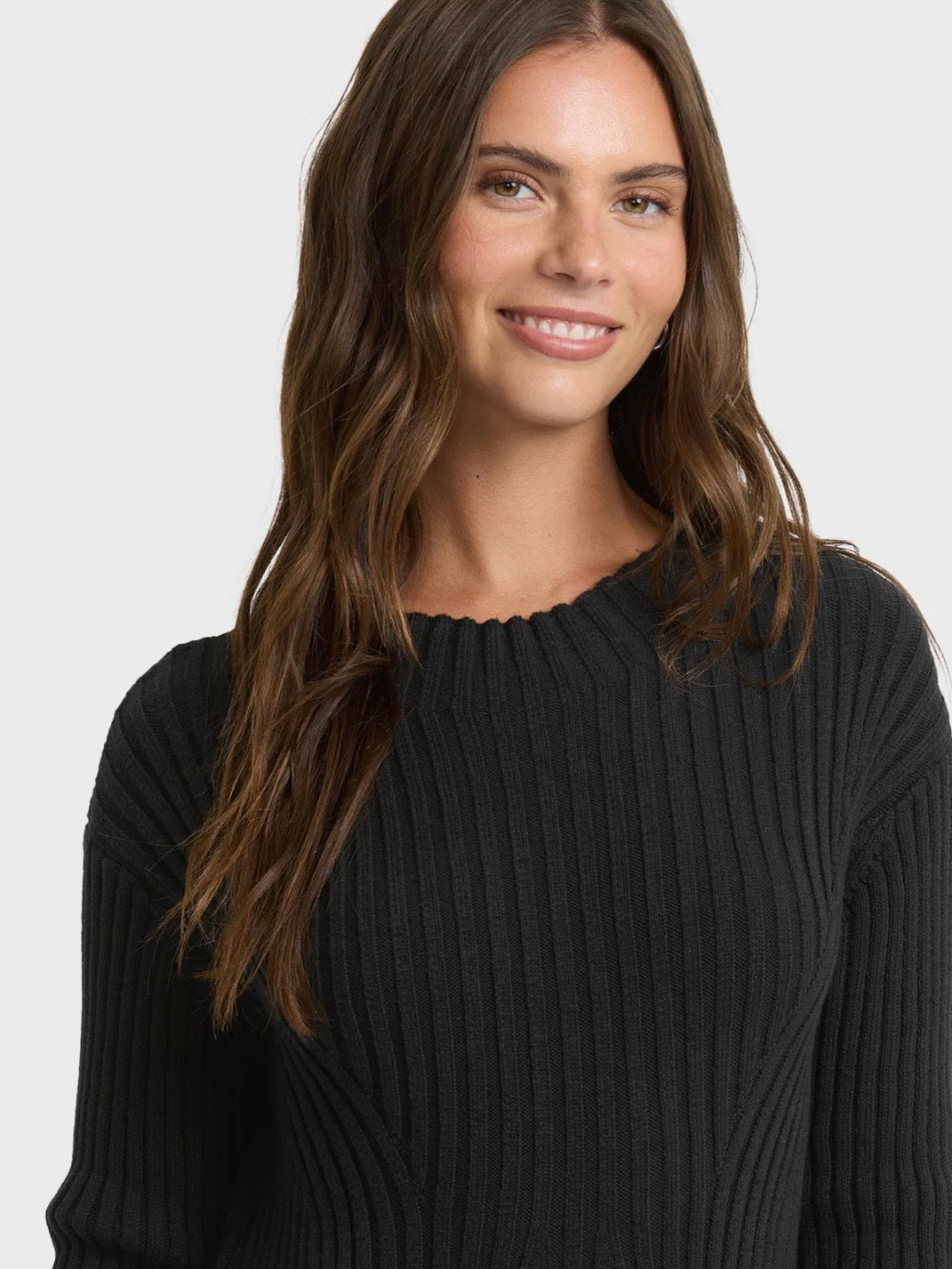 Ivy Mock Neck Long Sleeve Sweater Mini Dress
