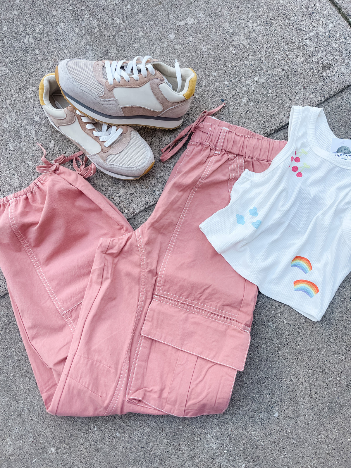 Salmon Cargo Pants