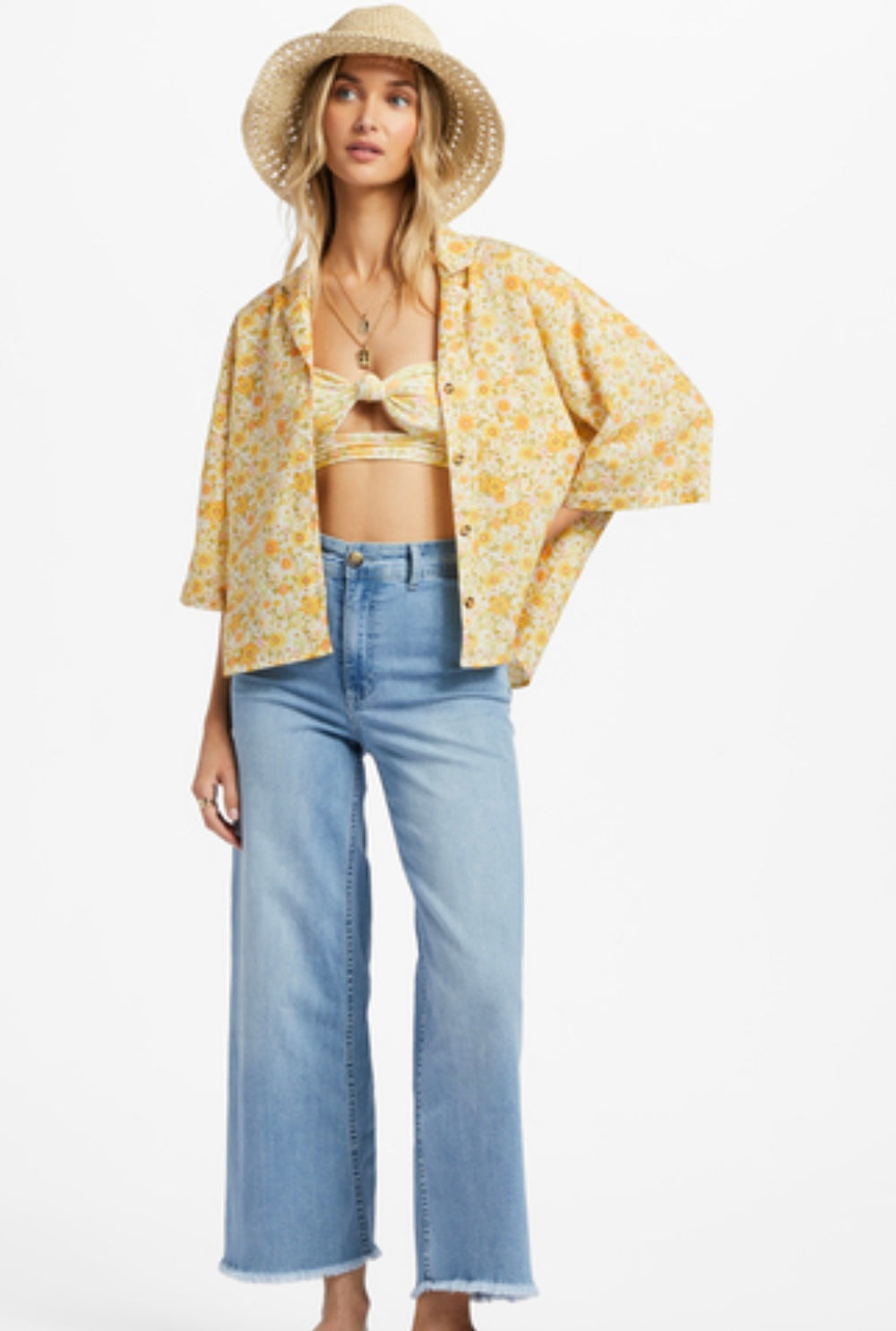 All Good Button Down Top