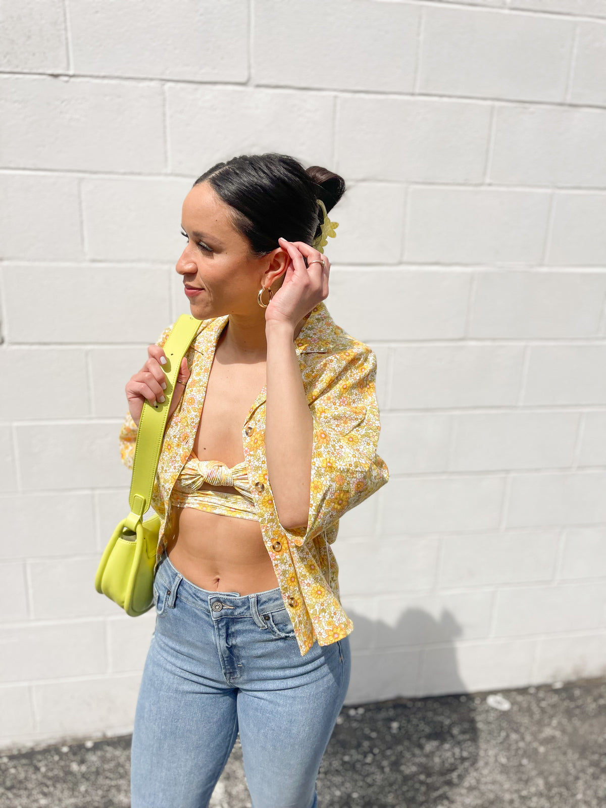 All Good Button Down Top