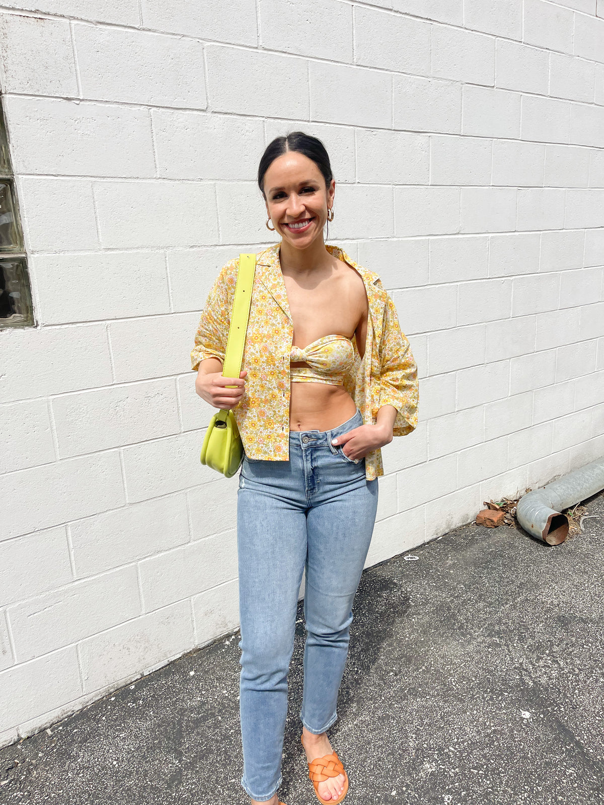 All Good Button Down Top