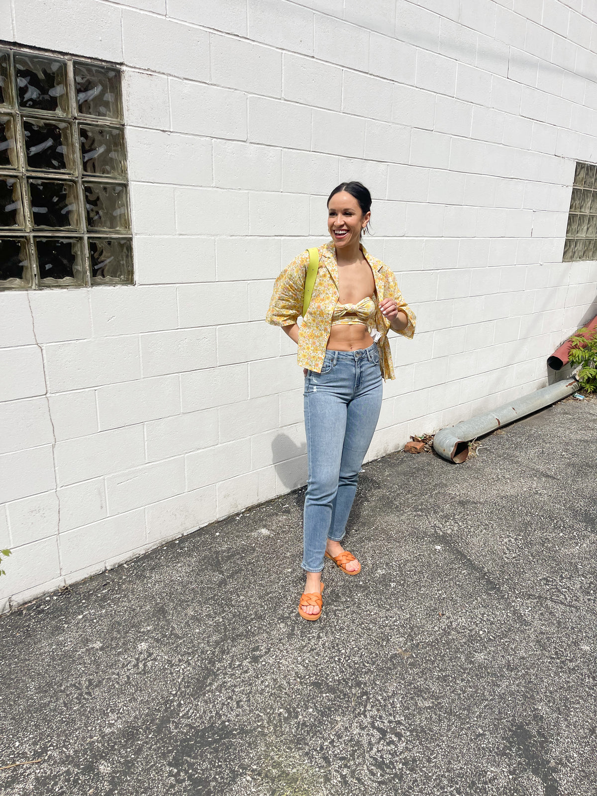 All Good Button Down Top