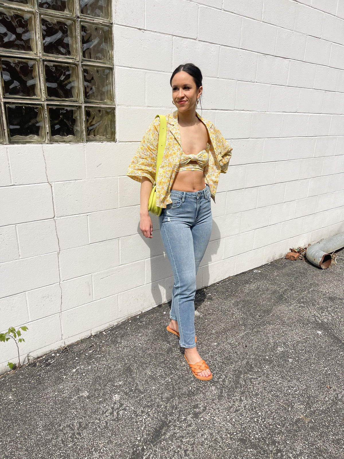 All Good Button Down Top