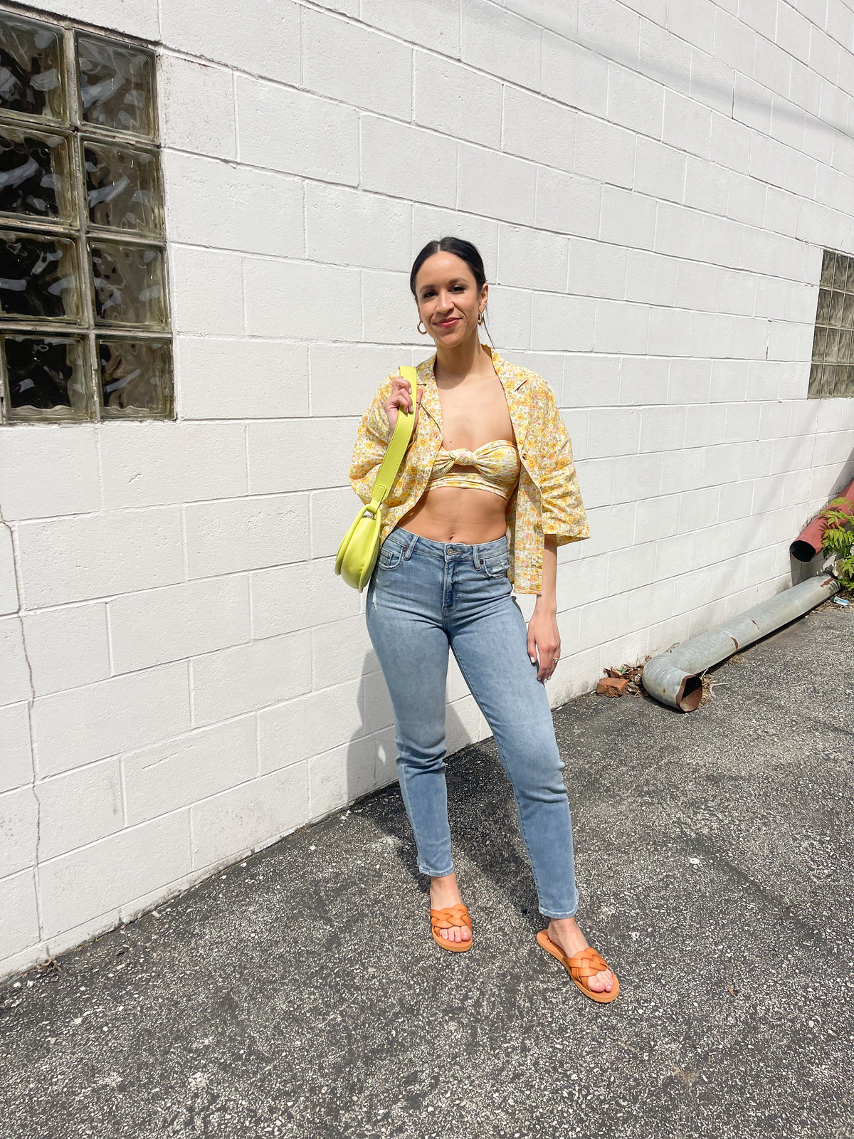 All Good Button Down Top