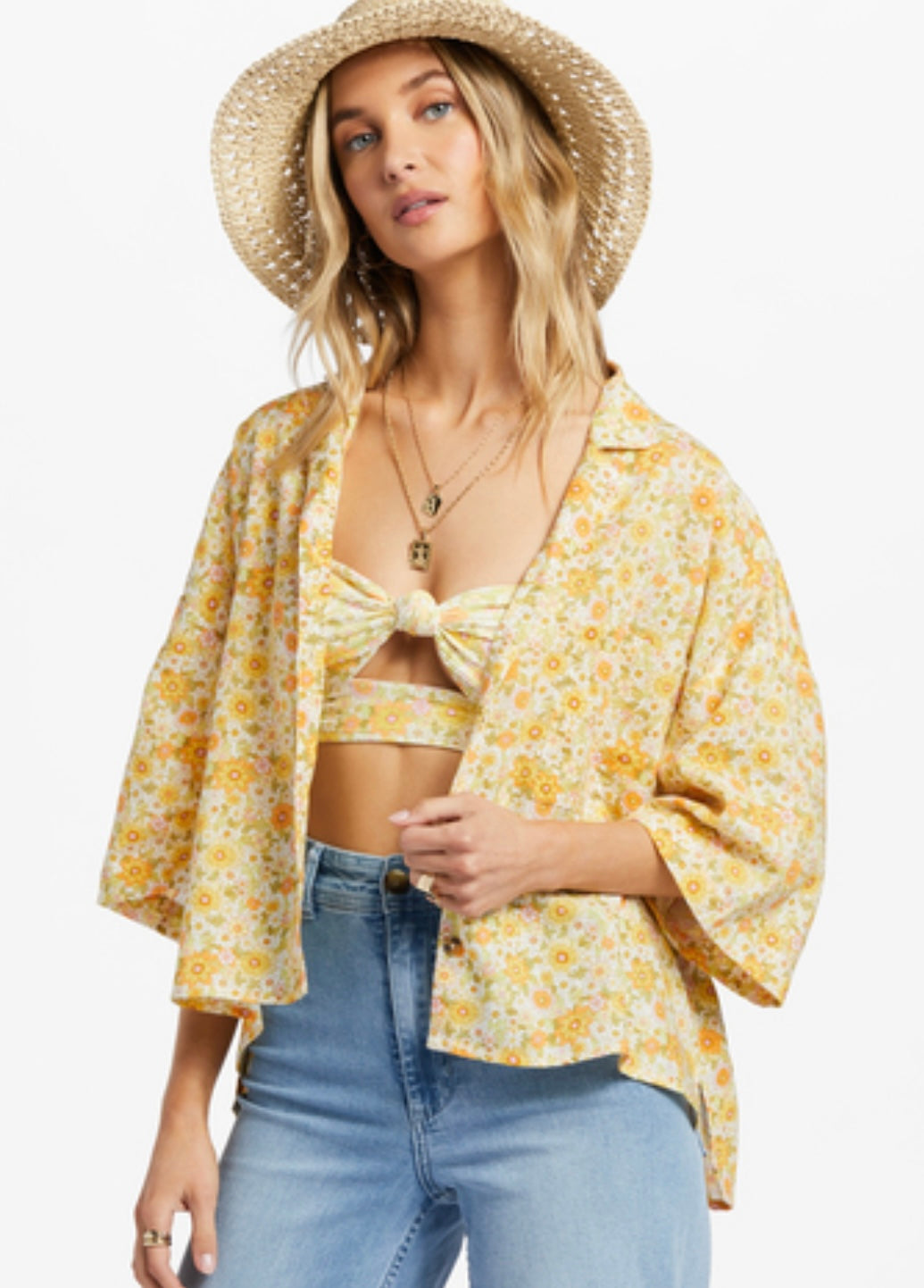 All Good Button Down Top