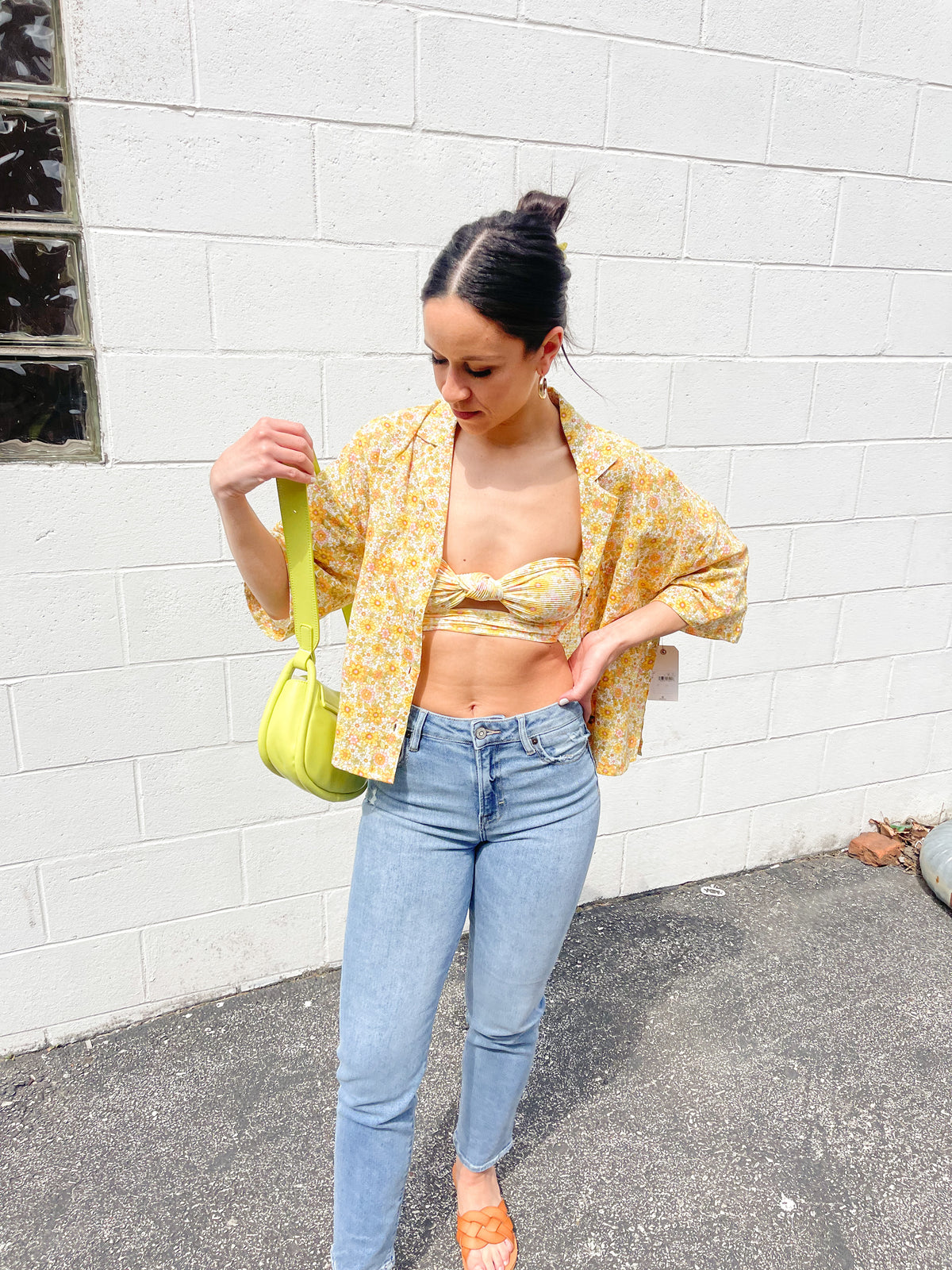 All Good Button Down Top