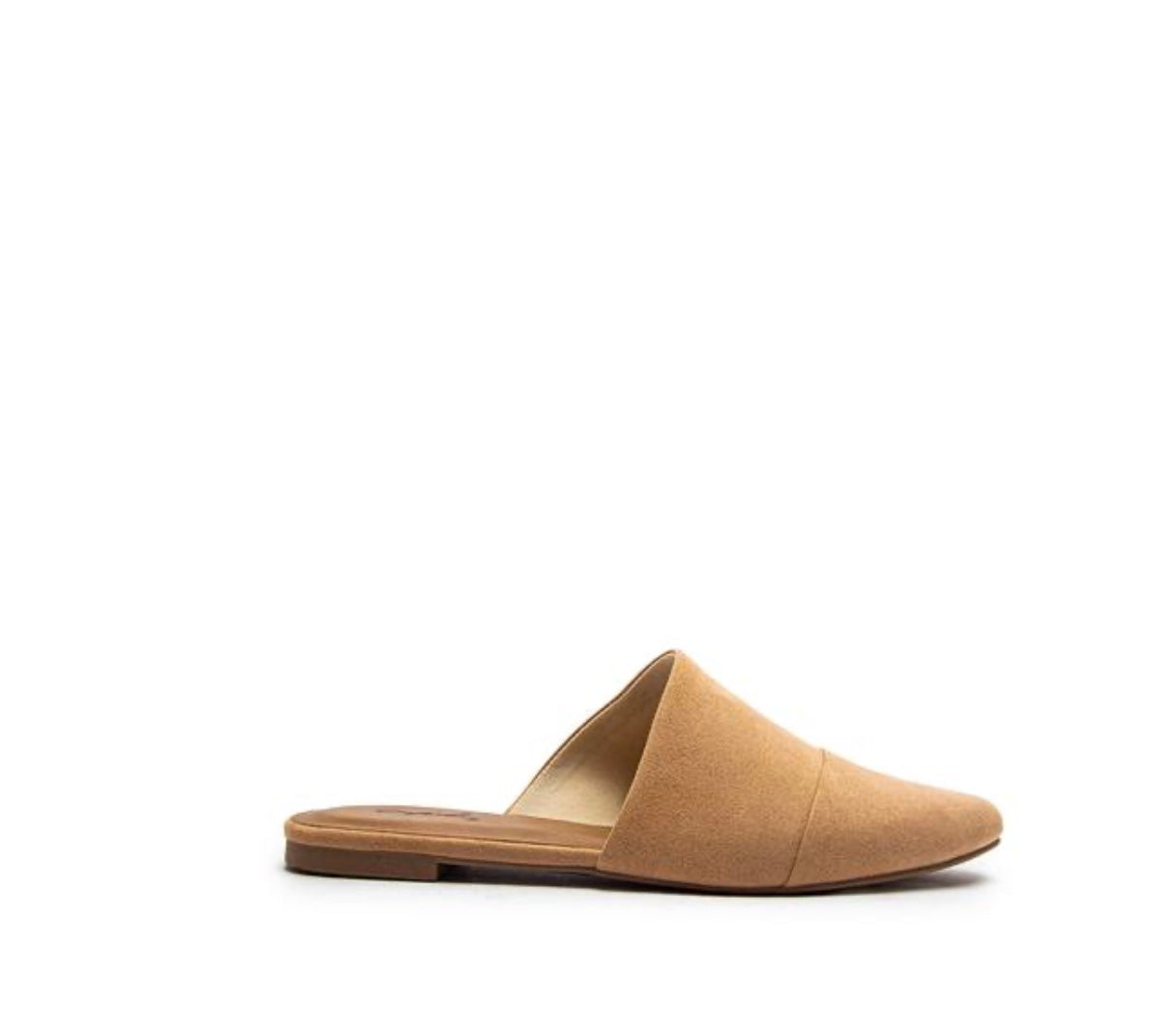 Swirl Toffee Suede Mule