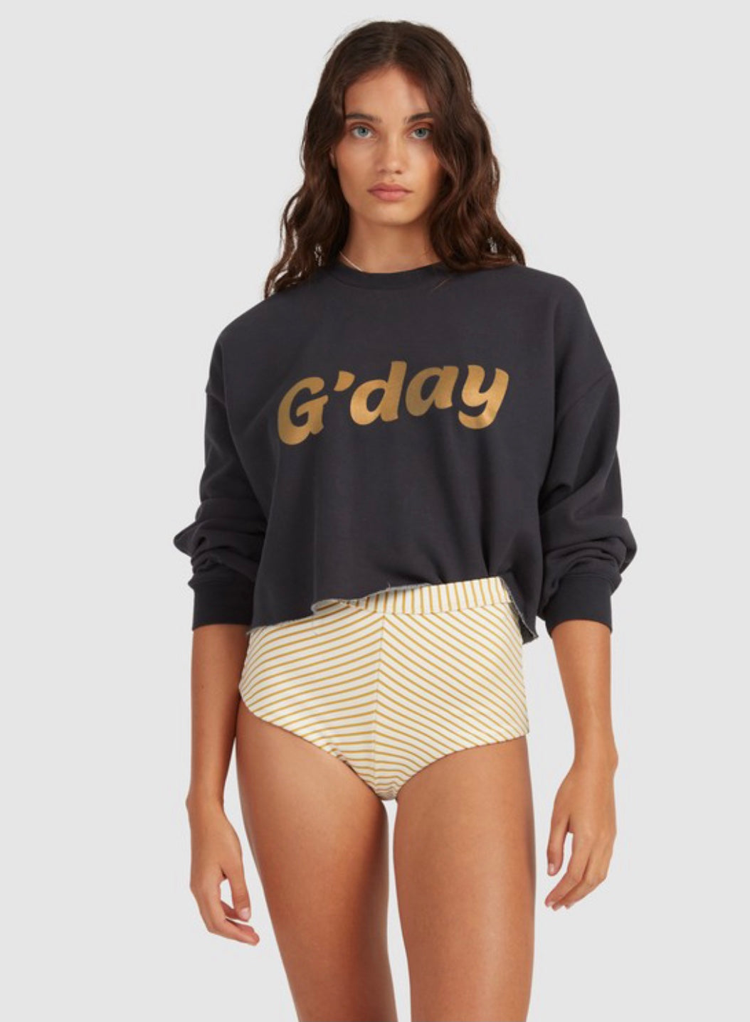 Hey G'day Cropped Sweatshirt