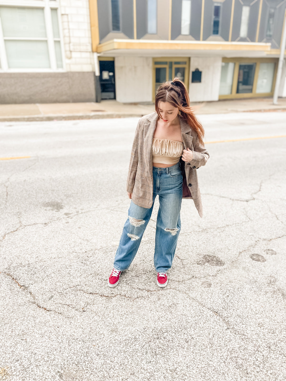 Velvet Stretch Tube Top