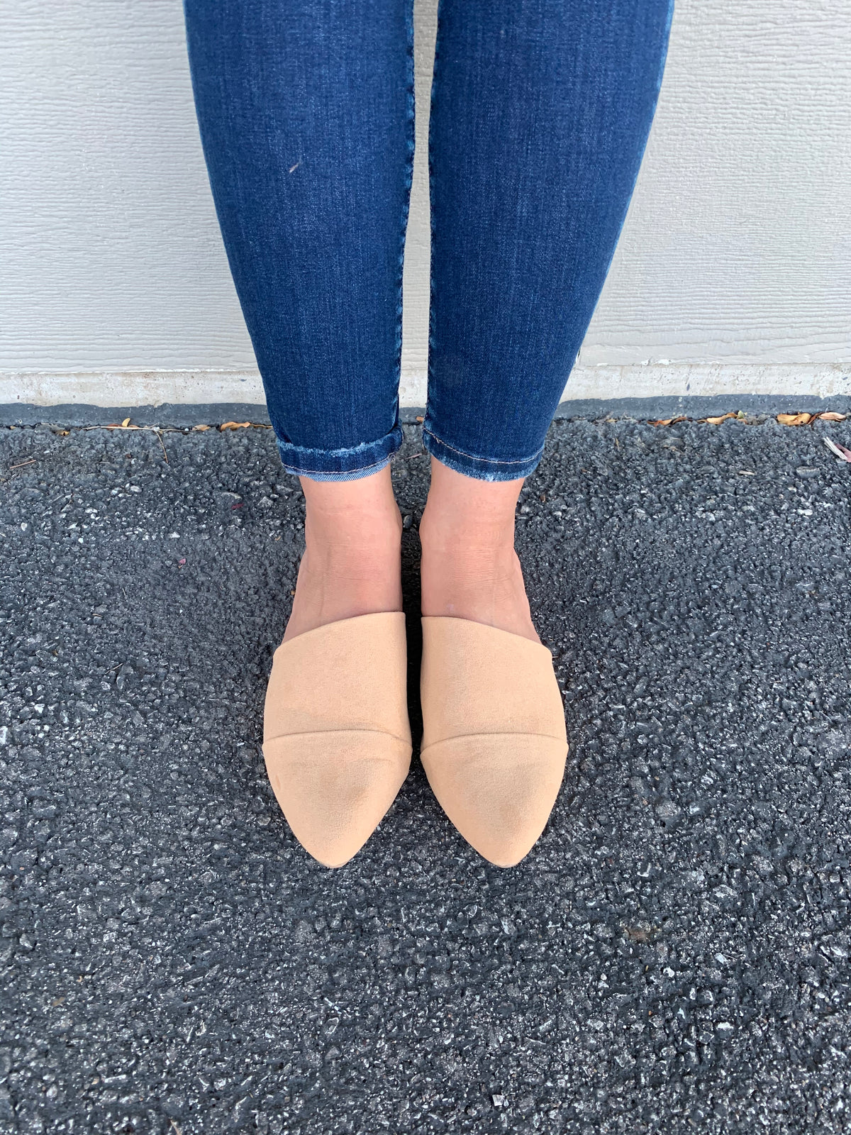 Swirl Toffee Suede Mule