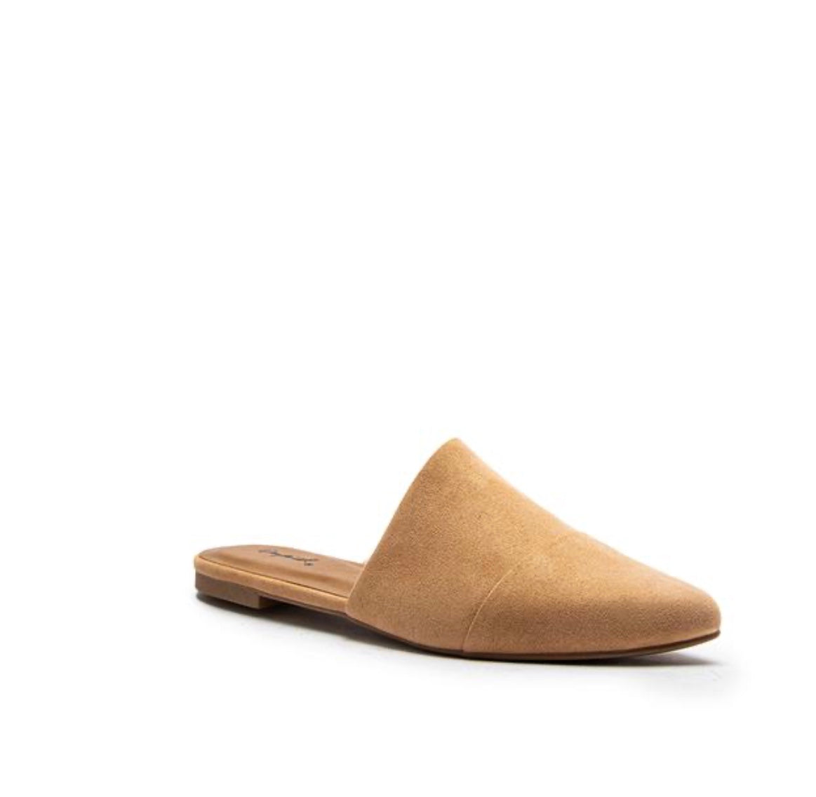 Swirl Toffee Suede Mule