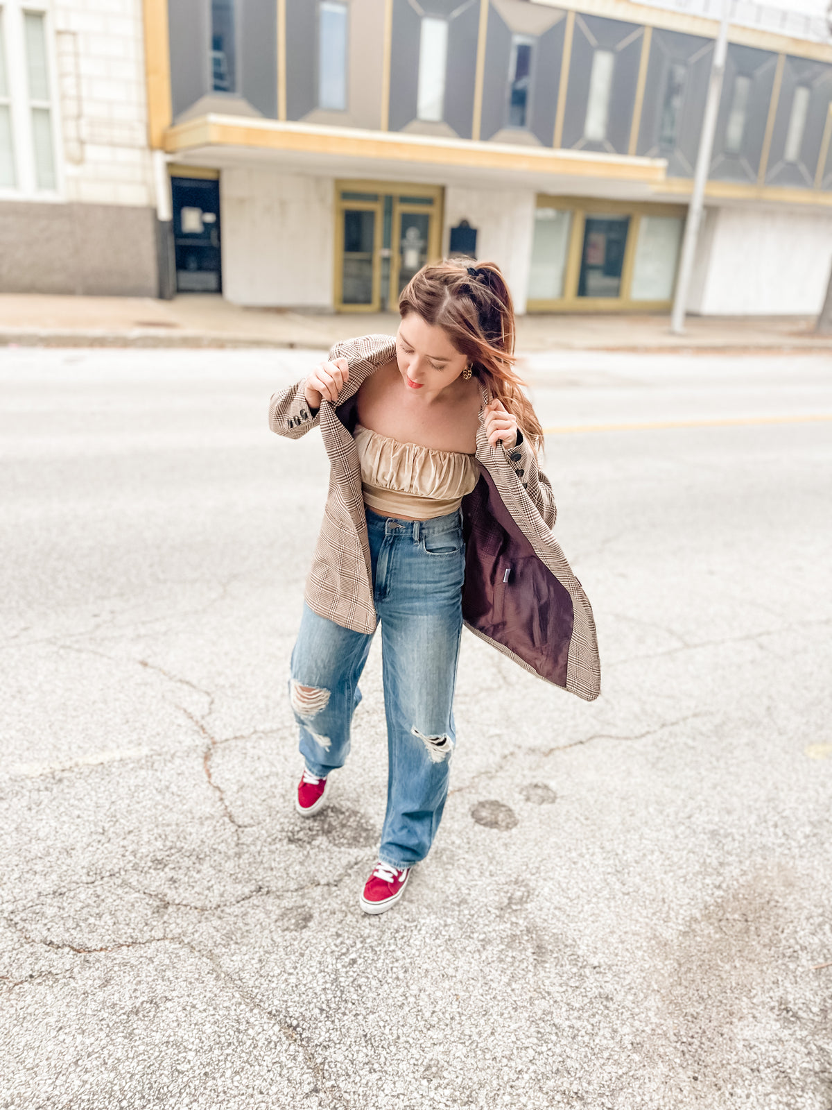 Velvet Stretch Tube Top