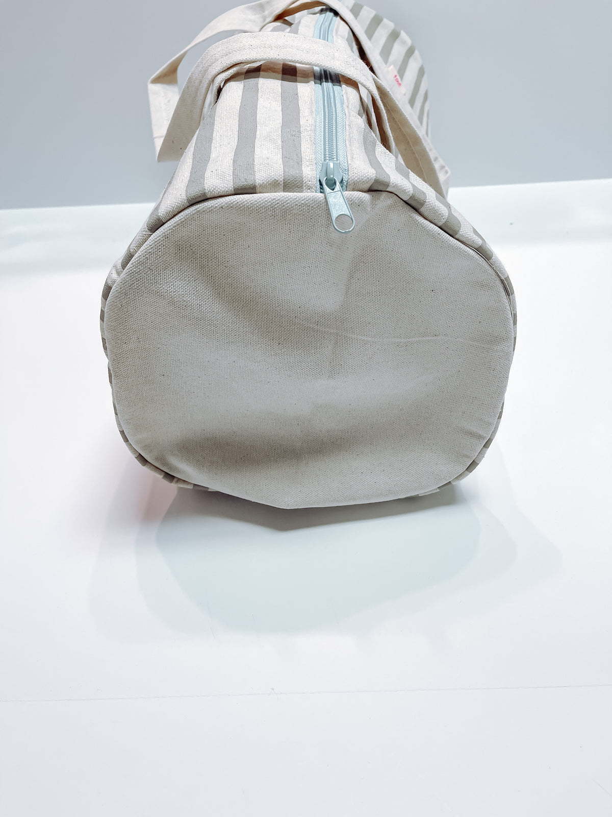 Striped Duffel Bag