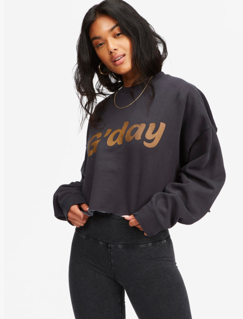 Hey G'day Cropped Sweatshirt
