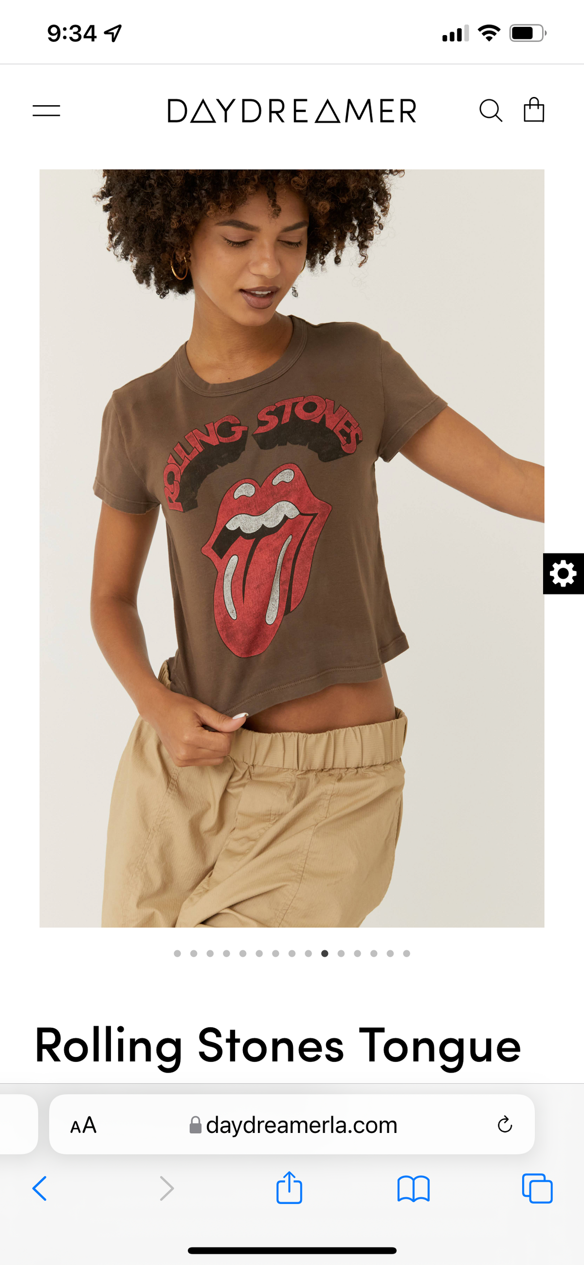Rolling Stones Tongue Shrunken Tee