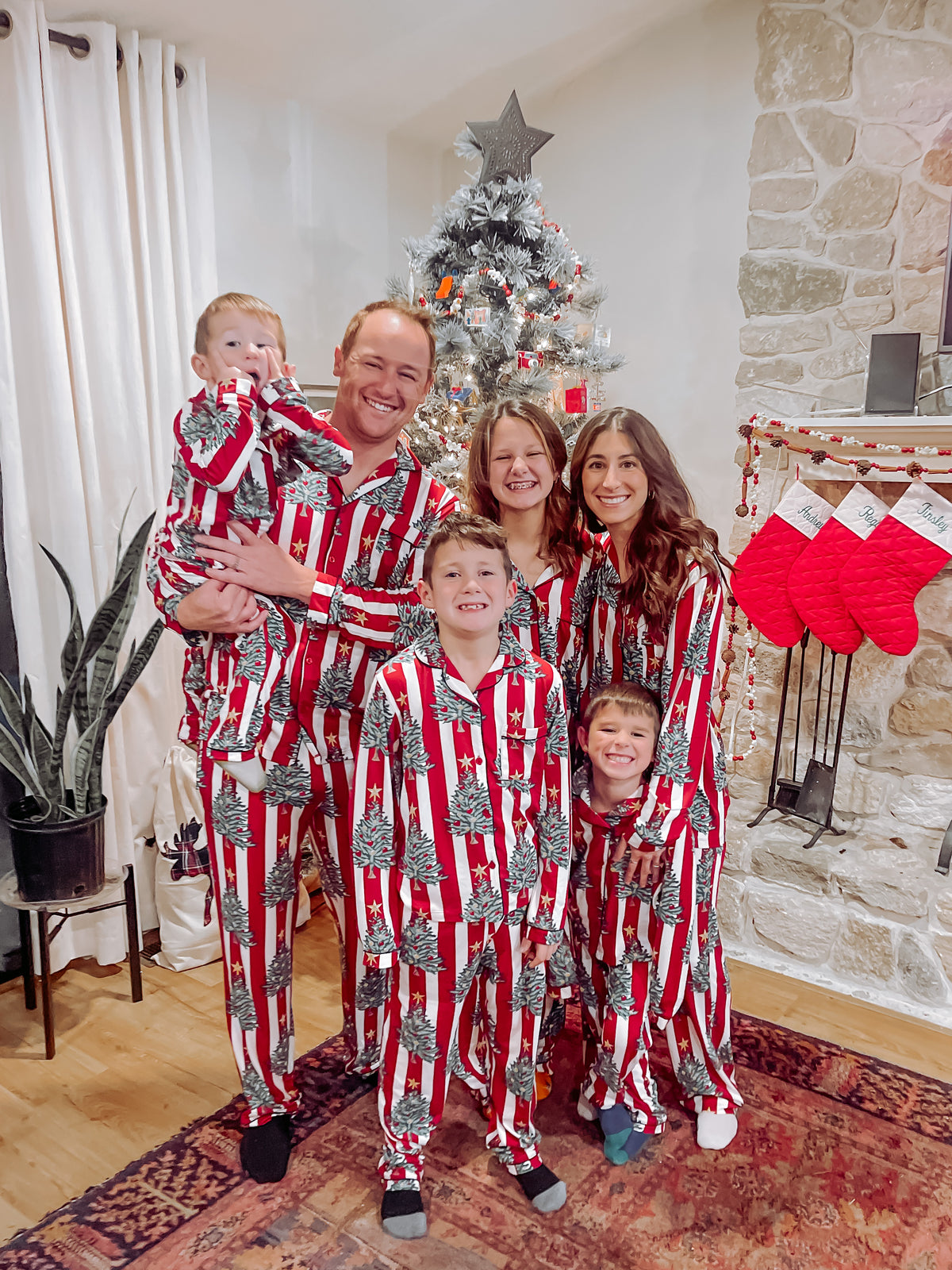 Christmas Tree PJ Sets - Kids