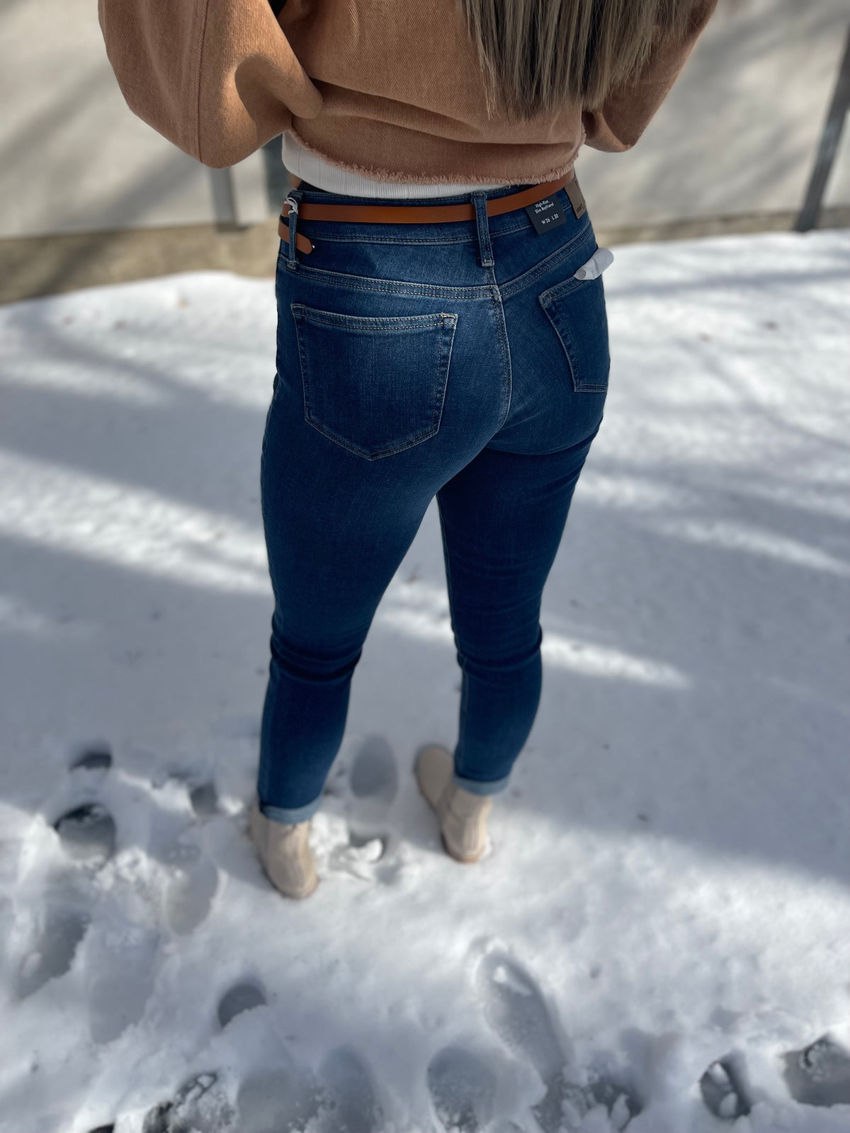 Kathleen High Rise Slim Boyfriend