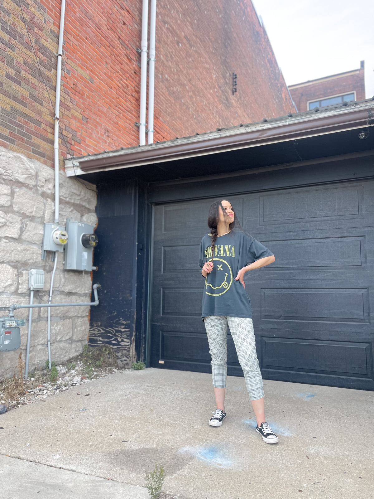 Nirvana Smiley Merch Tee