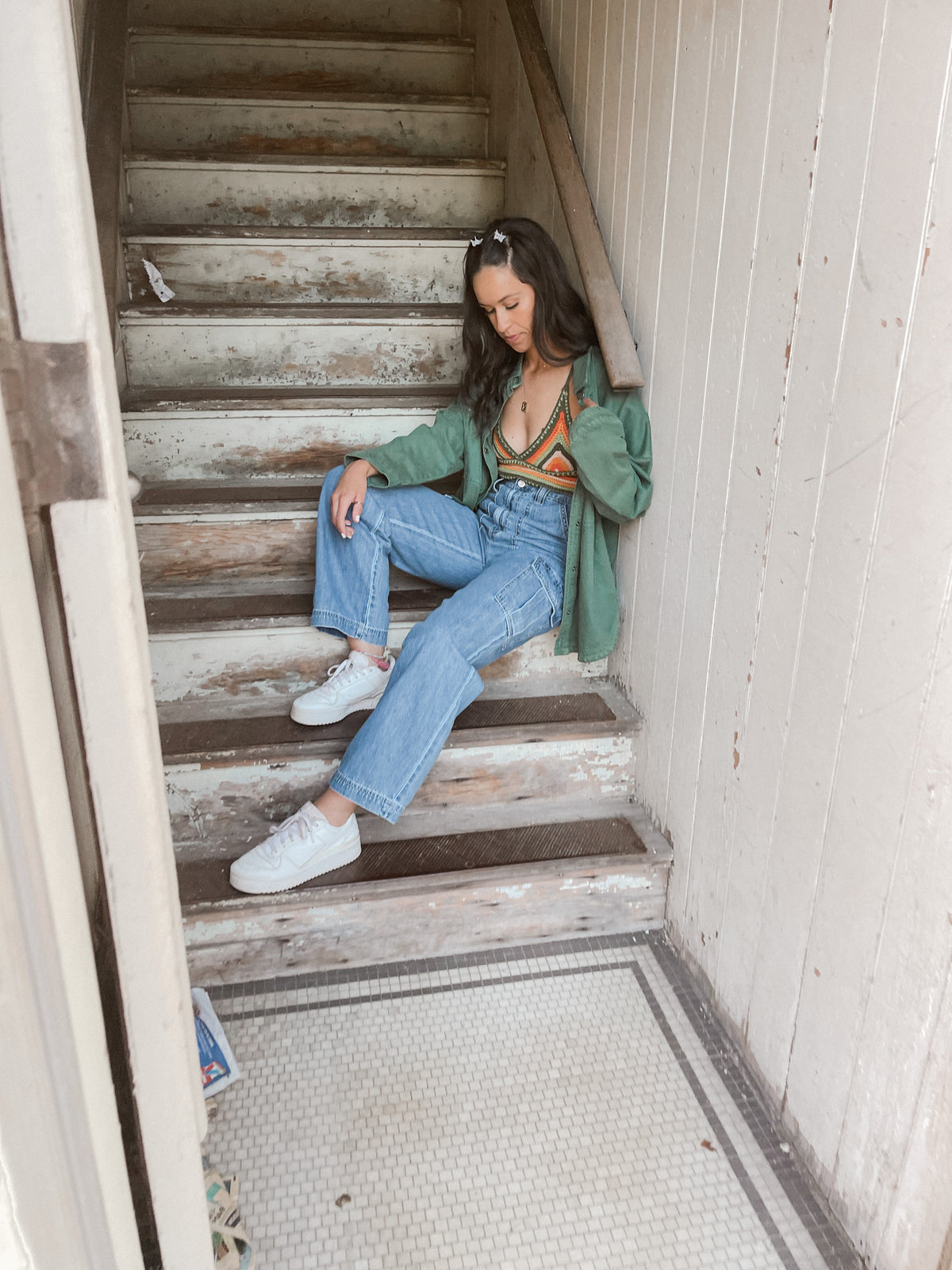 Crochet Knit Crop Top