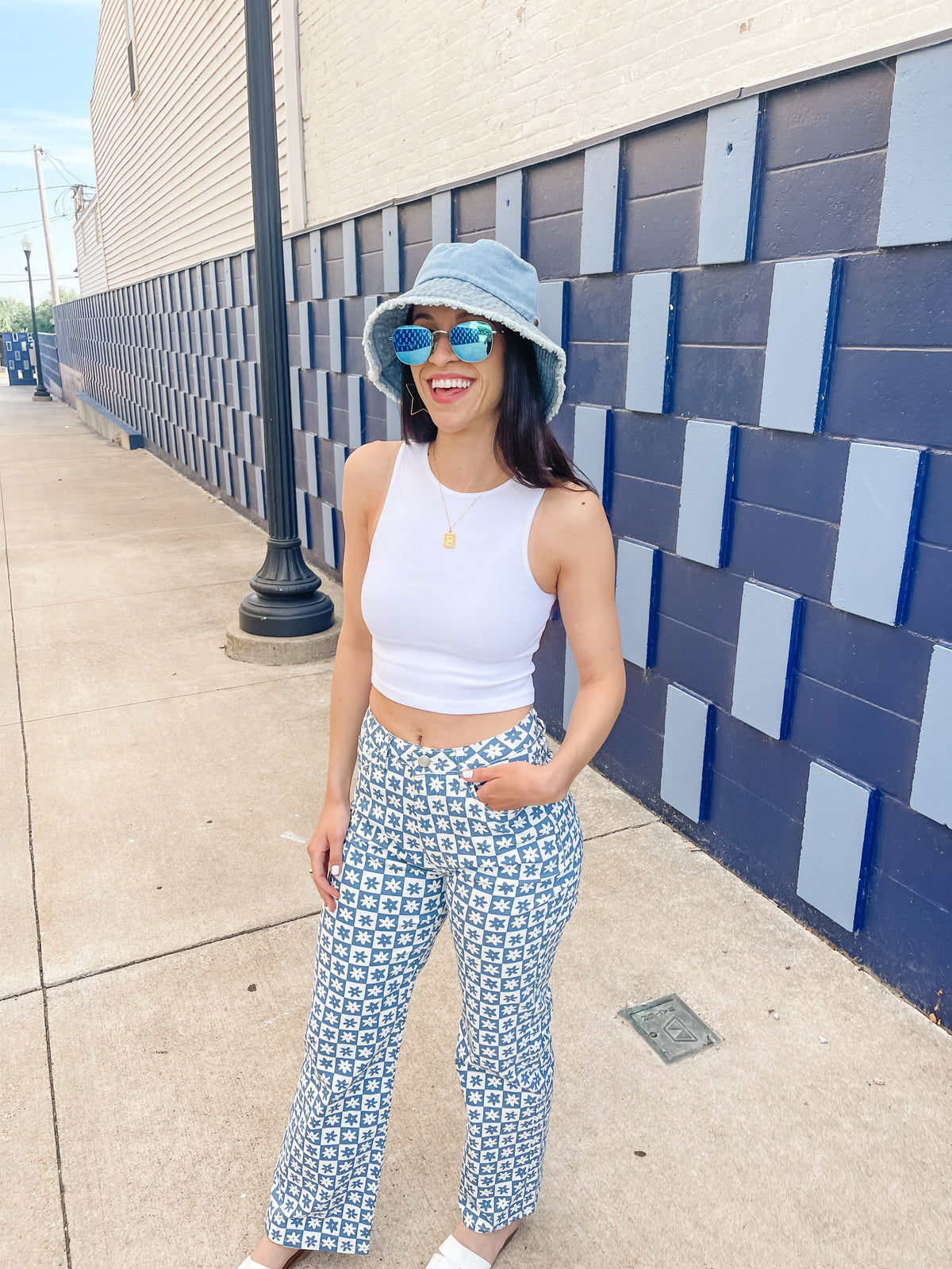 White Thick Rib Crop Tank