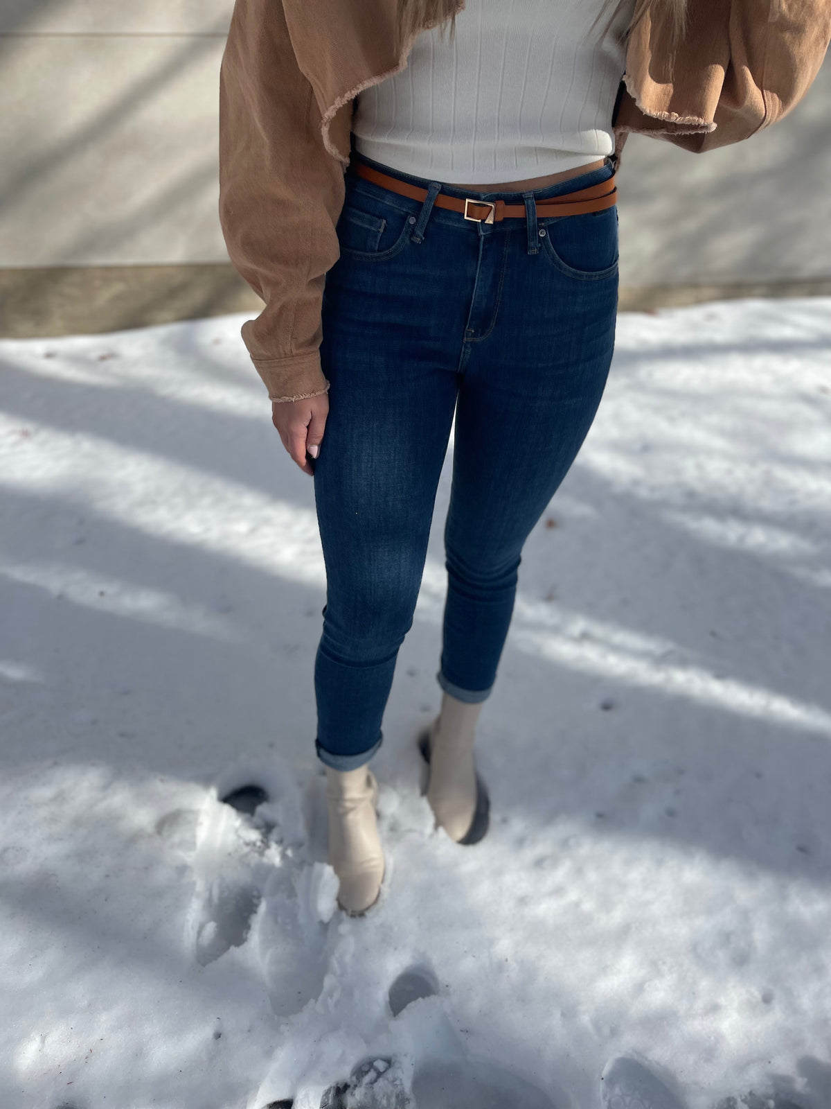Kathleen High Rise Slim Boyfriend
