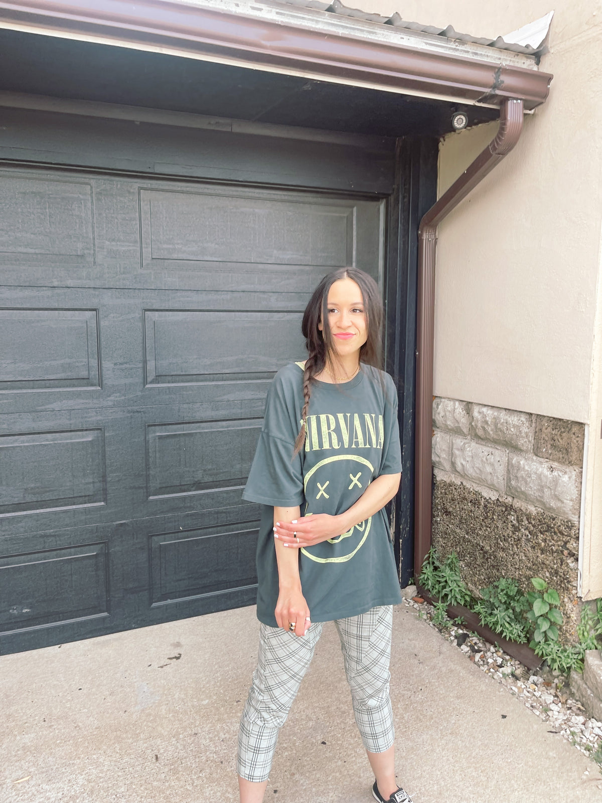 Nirvana Smiley Merch Tee