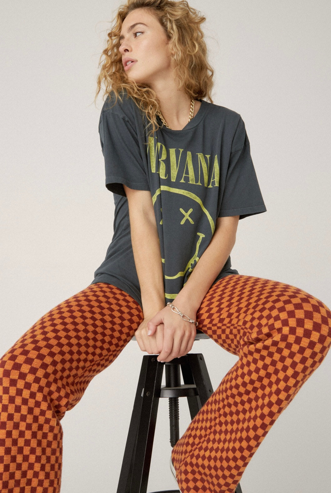 Nirvana Smiley Merch Tee