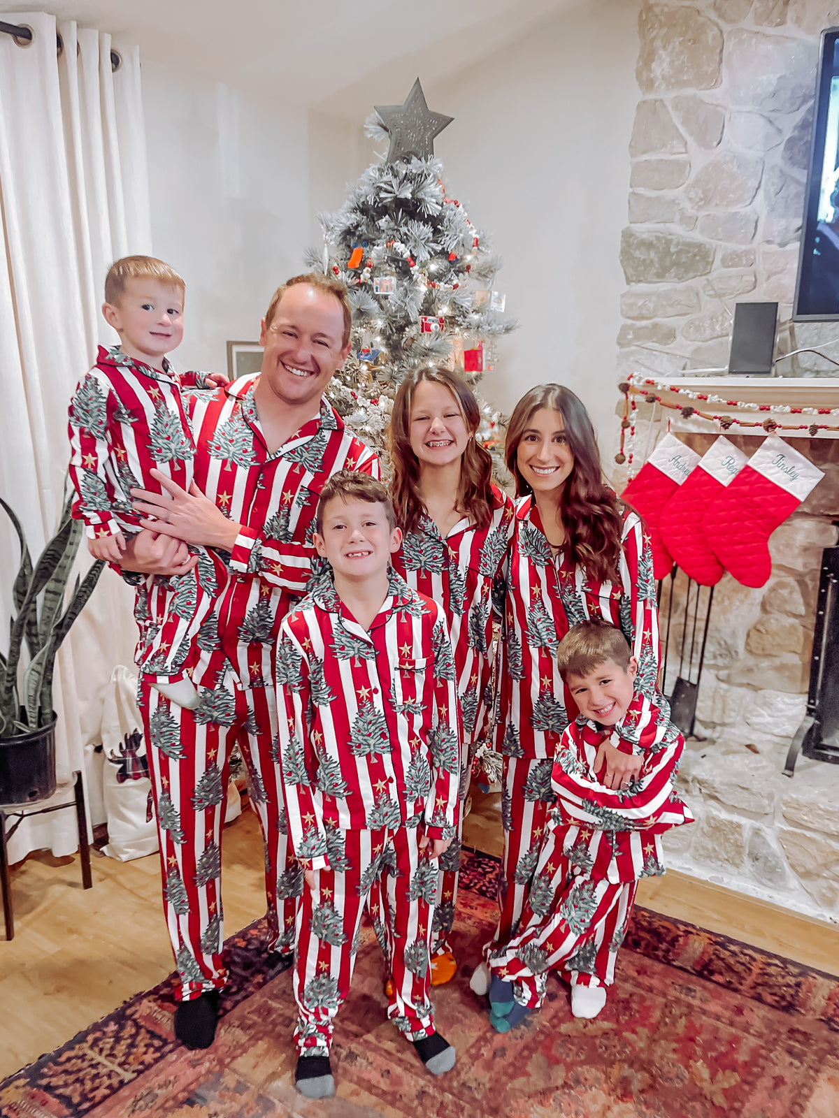Christmas Tree PJ Sets - Kids