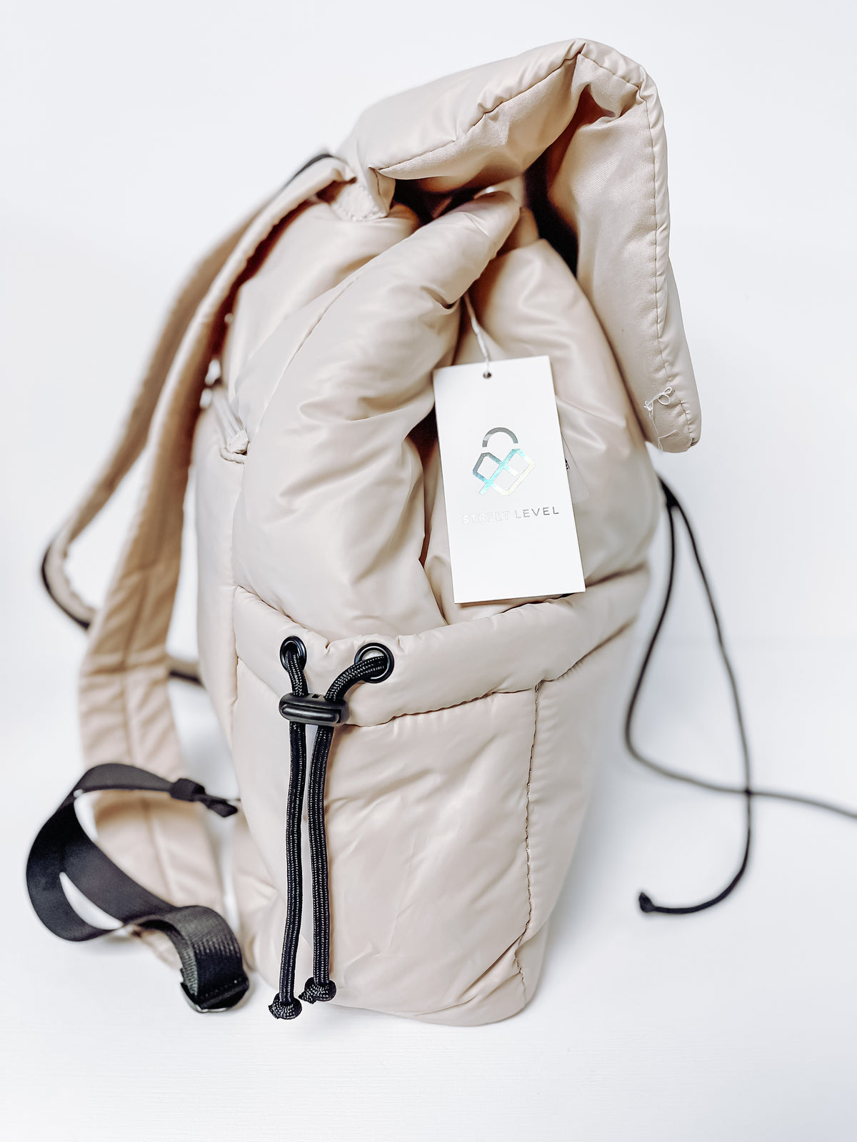 Puffer Backpack - Sand