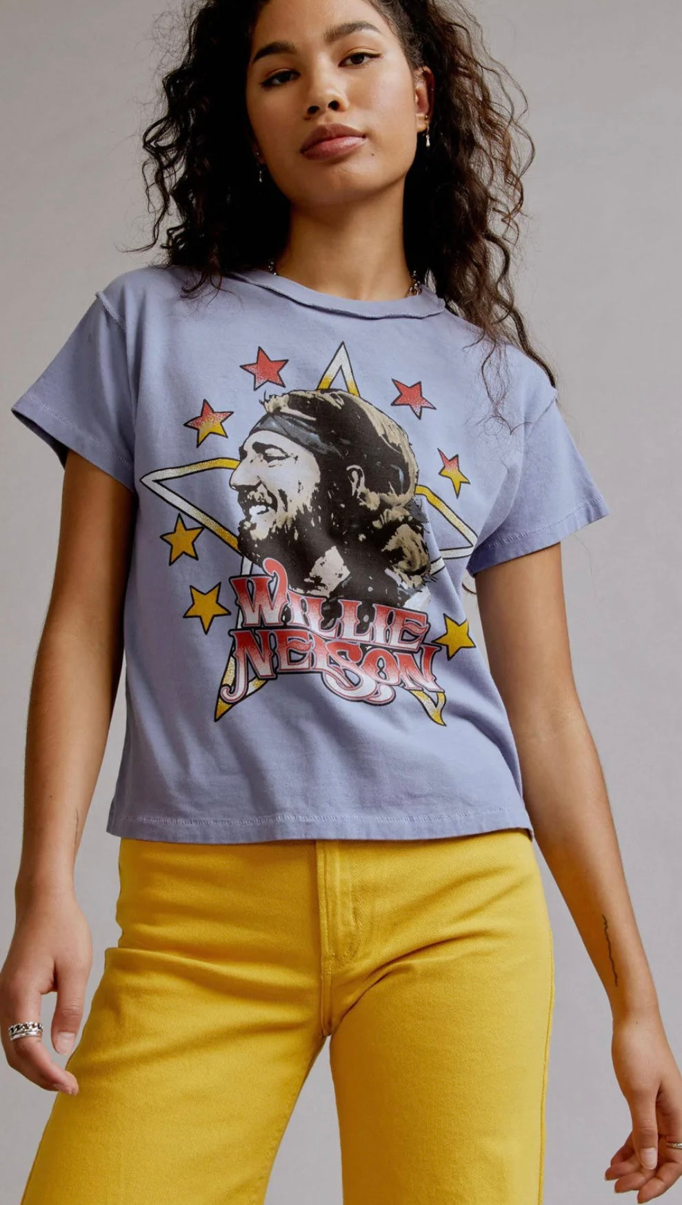 Willie Nelson Stars in Reverse GF Tee