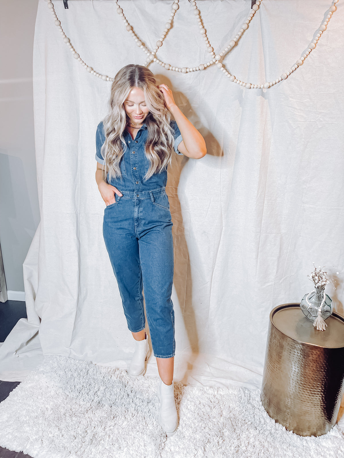 Doria Short Sleeve Jumpsuit