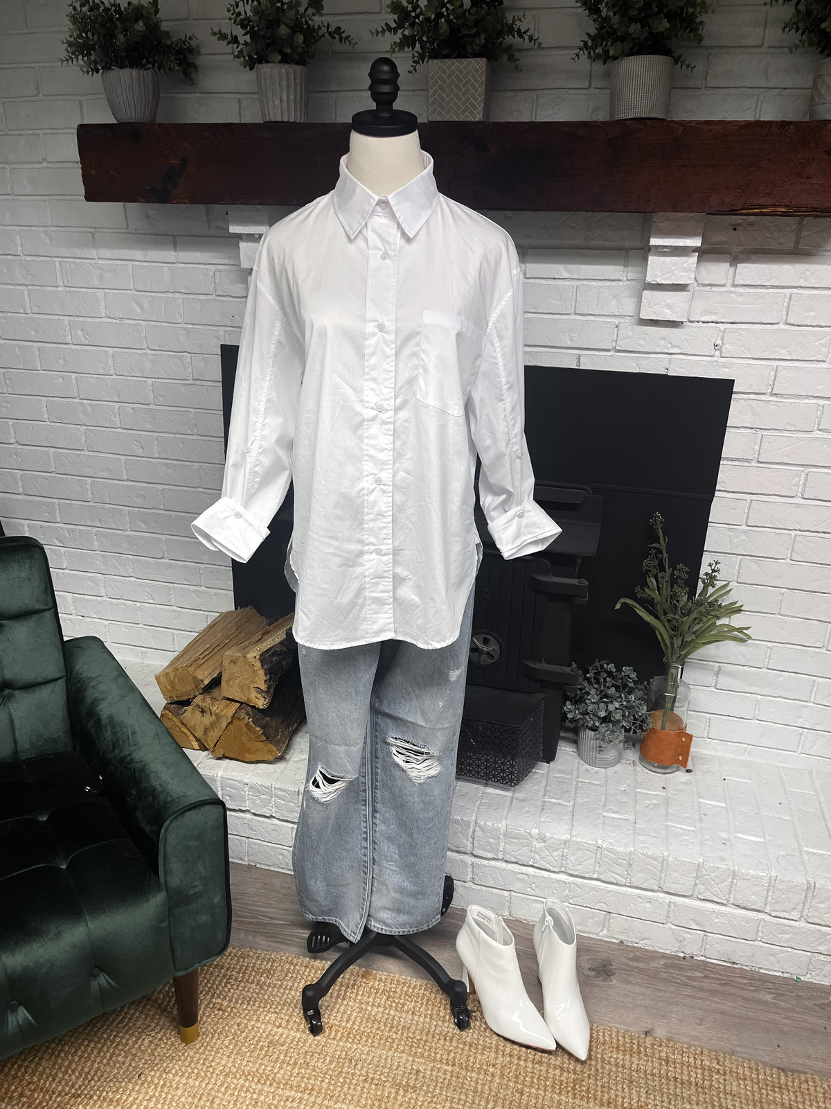 Tracey High Rise Straight Jeans