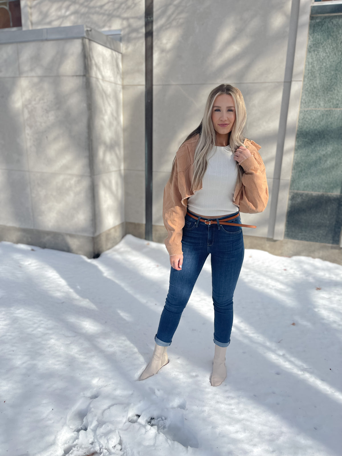 Kathleen High Rise Slim Boyfriend