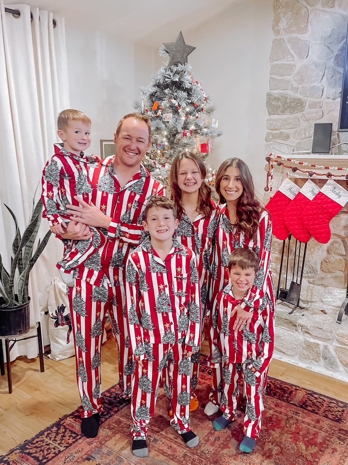 Christmas Tree PJ Sets - Kids
