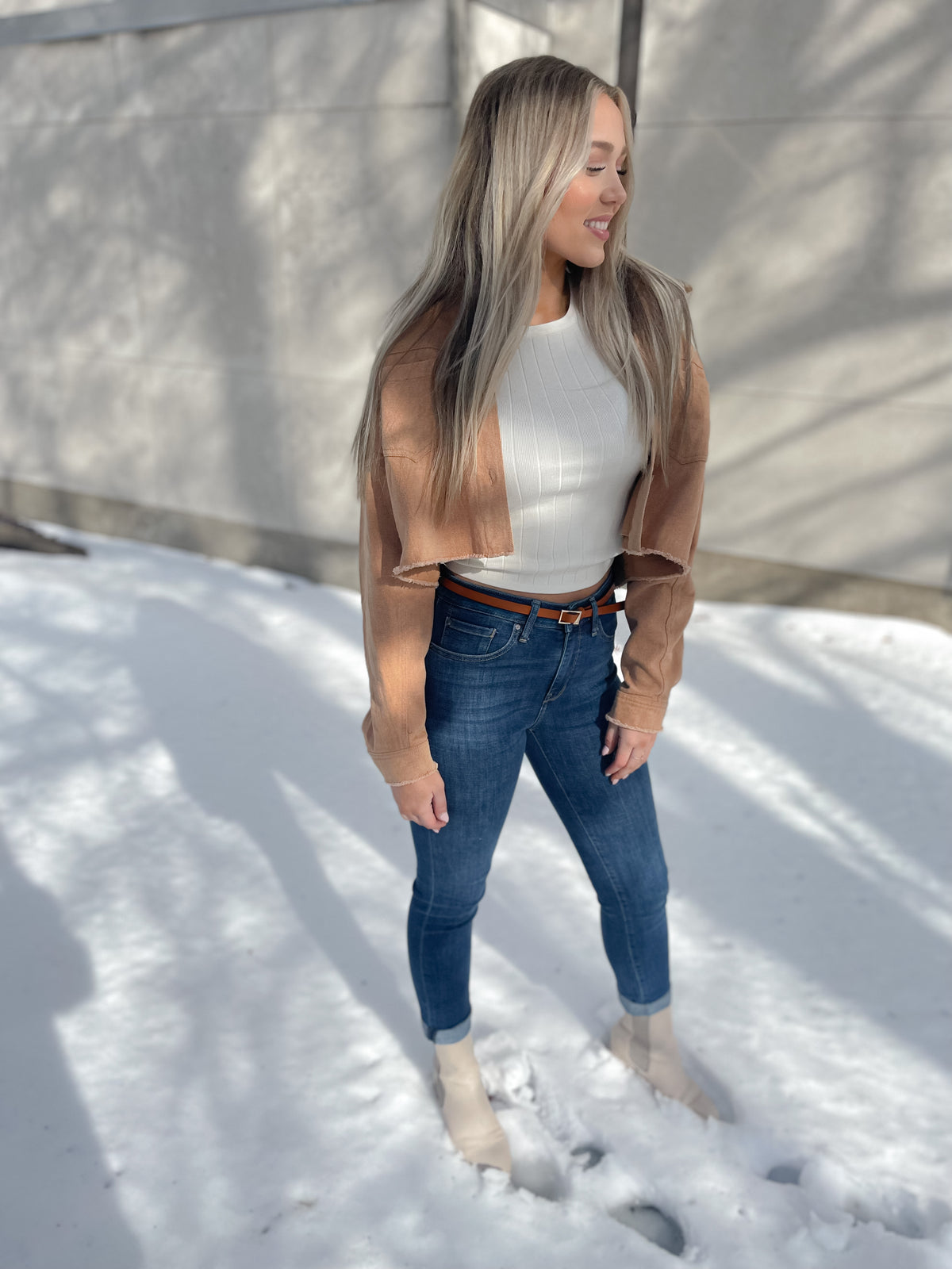Kathleen High Rise Slim Boyfriend