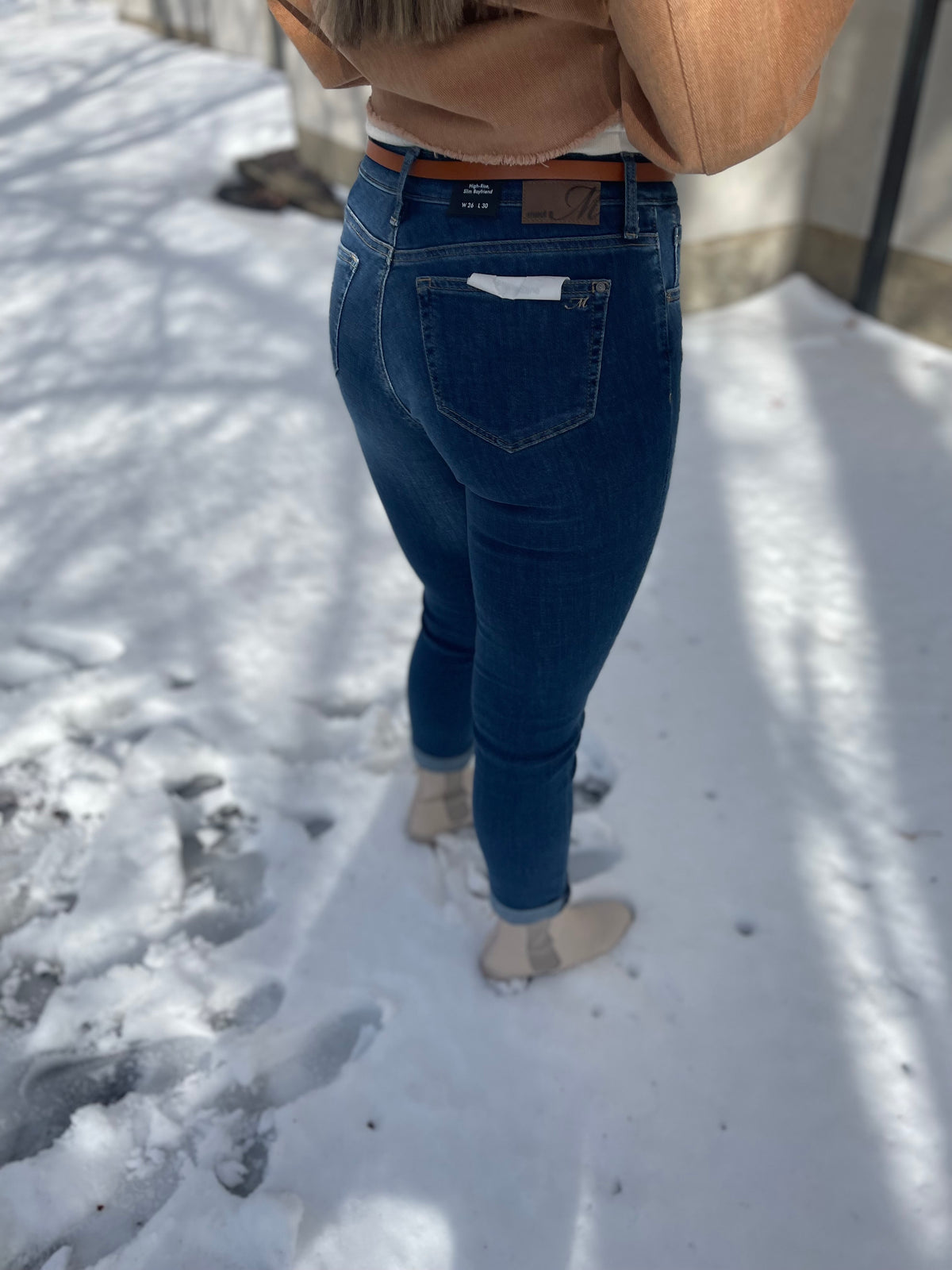 Kathleen High Rise Slim Boyfriend