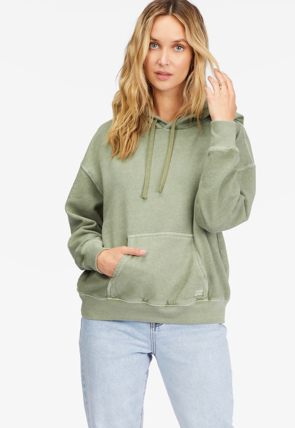 Perfect Weekend Pullover in Army