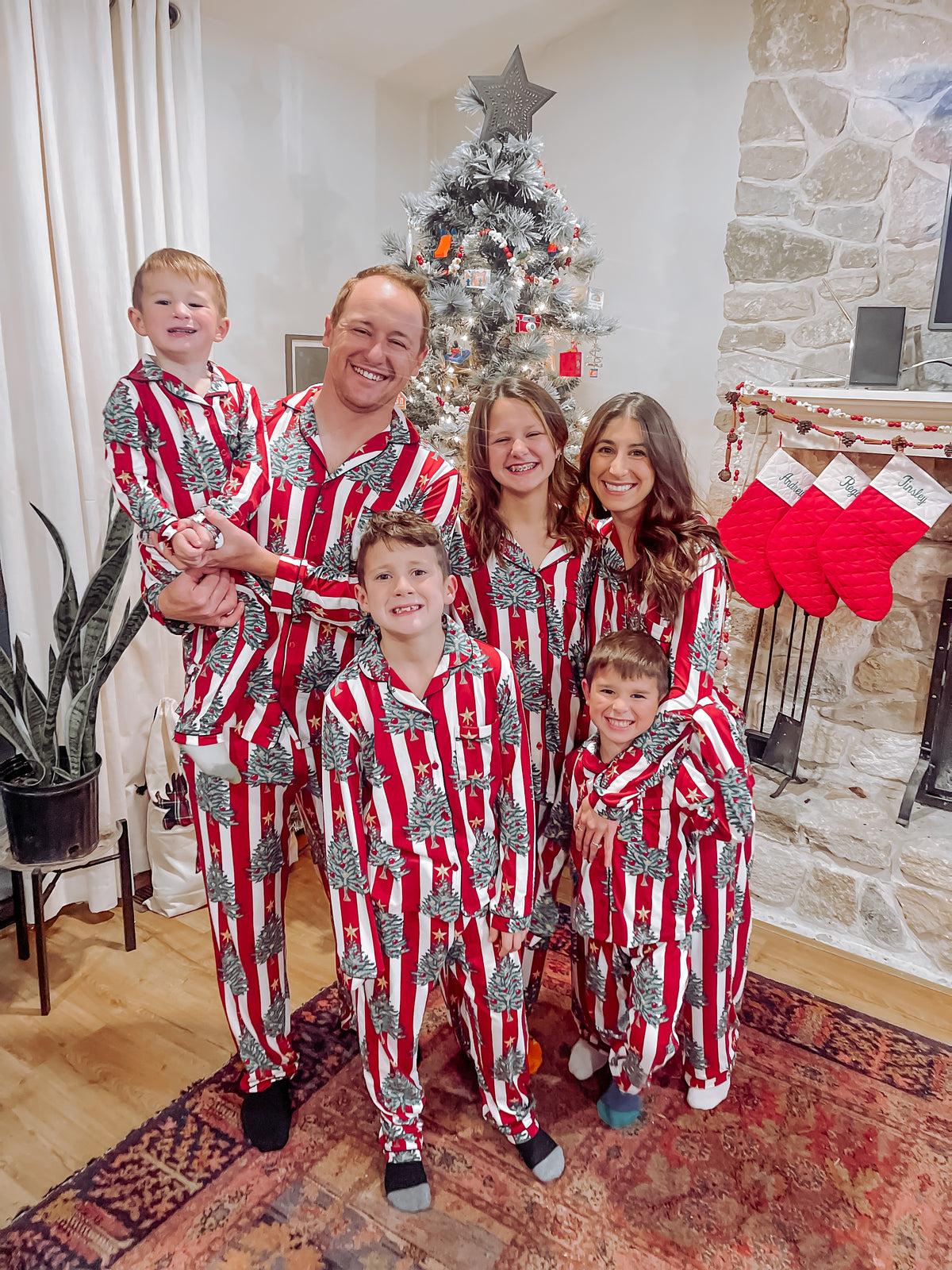 Christmas Tree PJ Sets - Kids