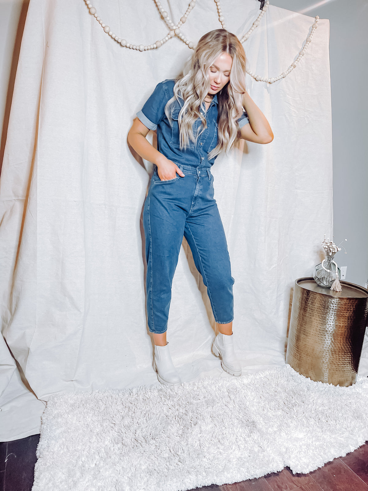 Doria Short Sleeve Jumpsuit