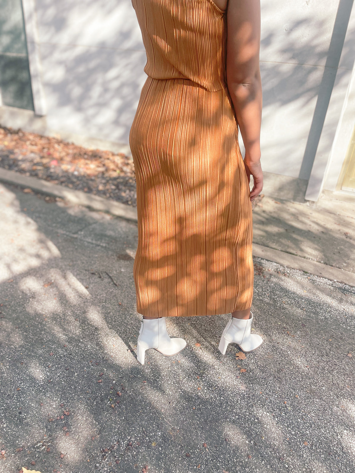 Ribbed Crop Top & Skirt Set