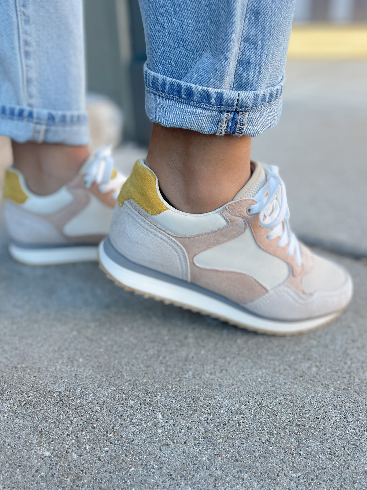 Cosmo Blush & Grey Sneaker